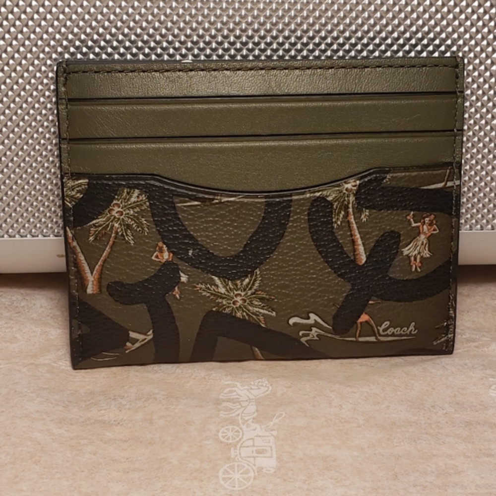 COACH X KEITH HARING SLIM ID CARD CASE